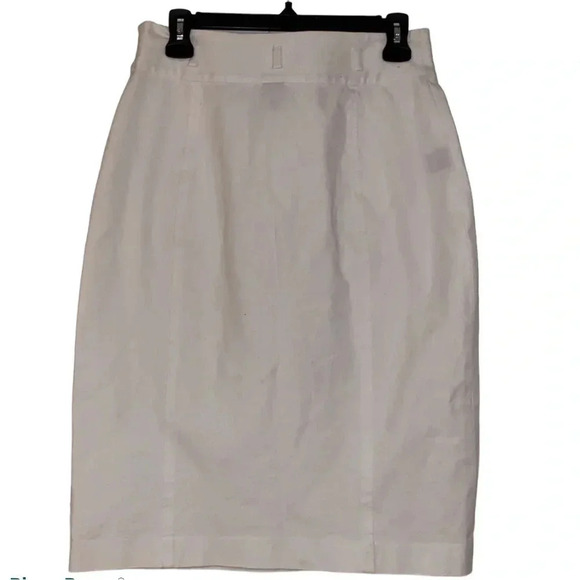 Lauren Ralph Lauren Ivory high waisted Midi skirt Sz 6 - Picture 2 of 11